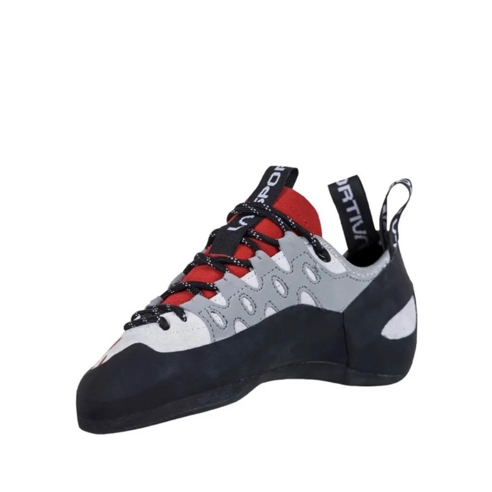 La Sportiva TARANTULACE Climbing Shoe 36.5 Grey/Hibiscus